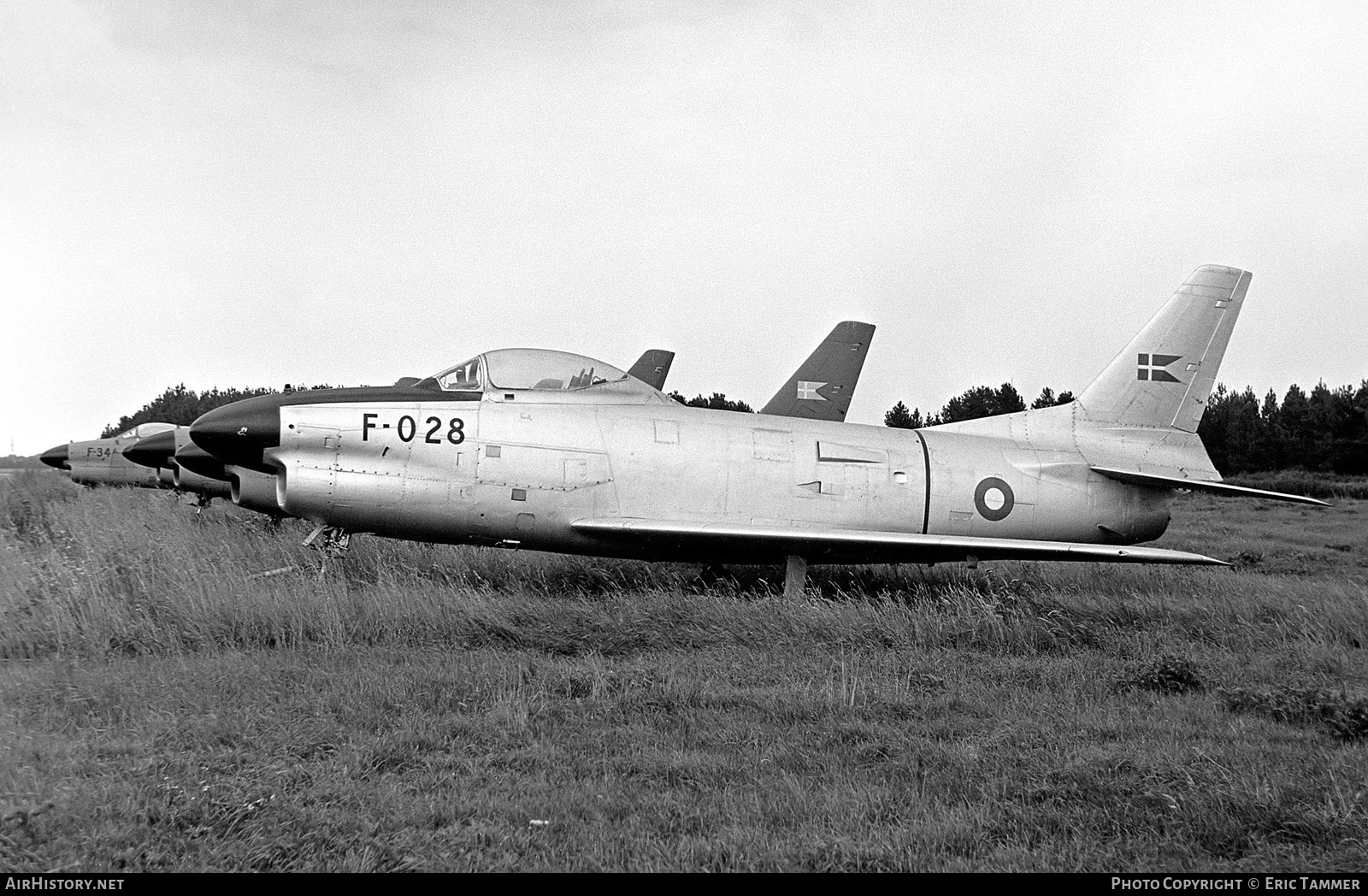 Aircraft Photo of F-028 / 51-6028 | North American F-86D Sabre | Denmark - Air Force | AirHistory.net #662564