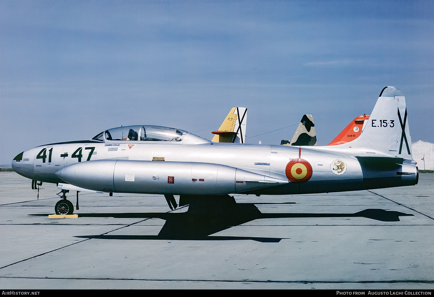 Aircraft Photo of E.15-3 | Lockheed T-33A | Spain - Air Force | AirHistory.net #662593