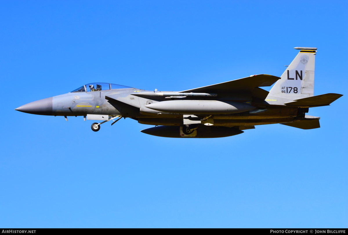 Aircraft Photo of 86-0178 / 0178 | McDonnell Douglas F-15C Eagle | USA - Air Force | AirHistory.net #662595