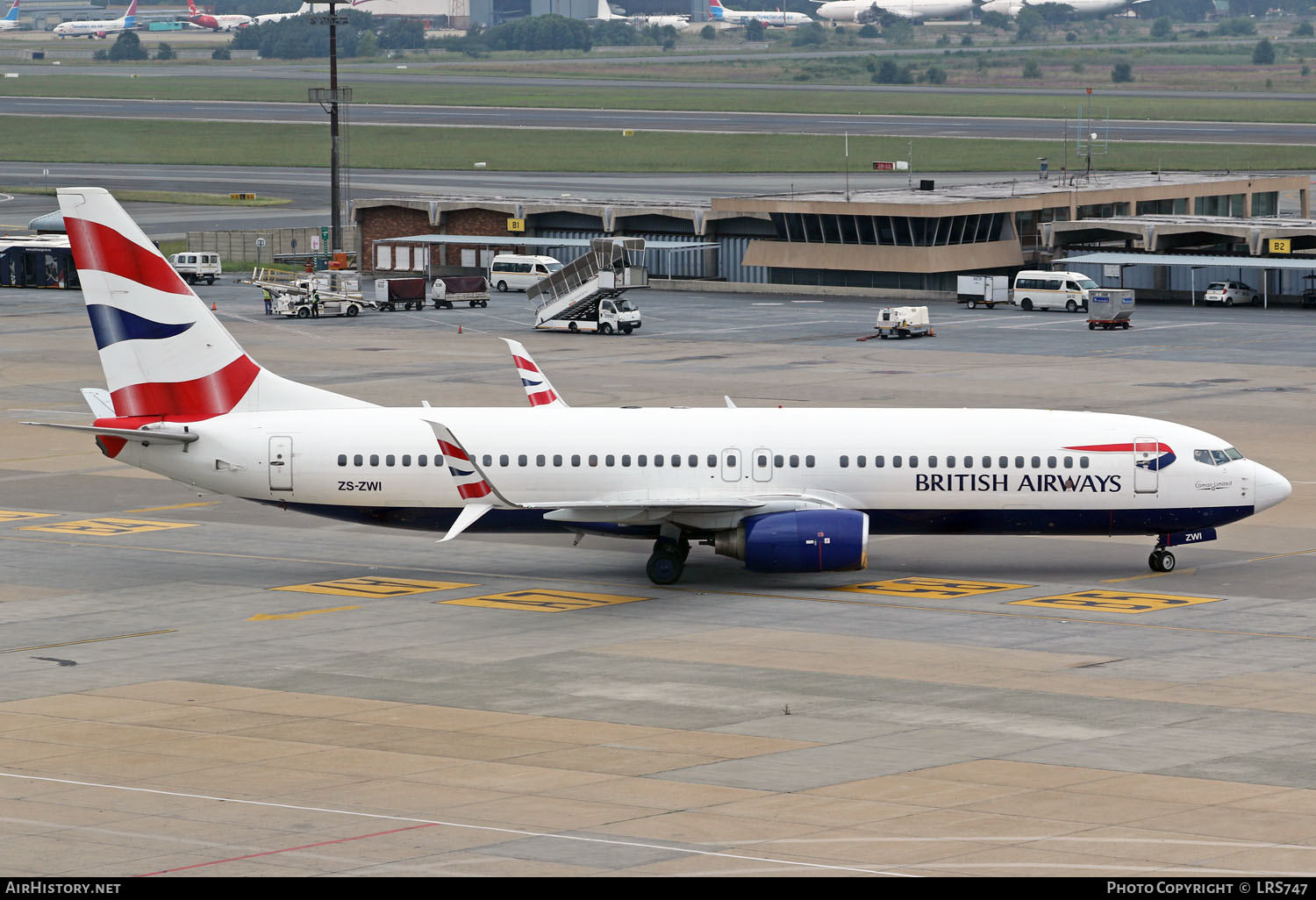 Aircraft Photo of ZS-ZWI | Boeing 737-85R | British Airways | AirHistory.net #662601