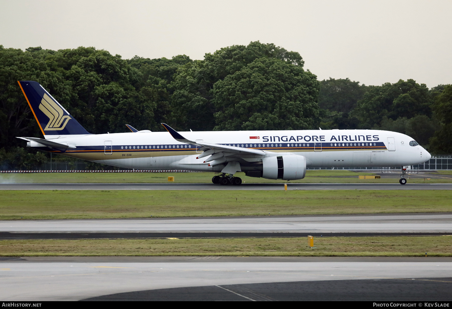 Aircraft Photo of 9V-SHA | Airbus A350-941 | Singapore Airlines | AirHistory.net #662624