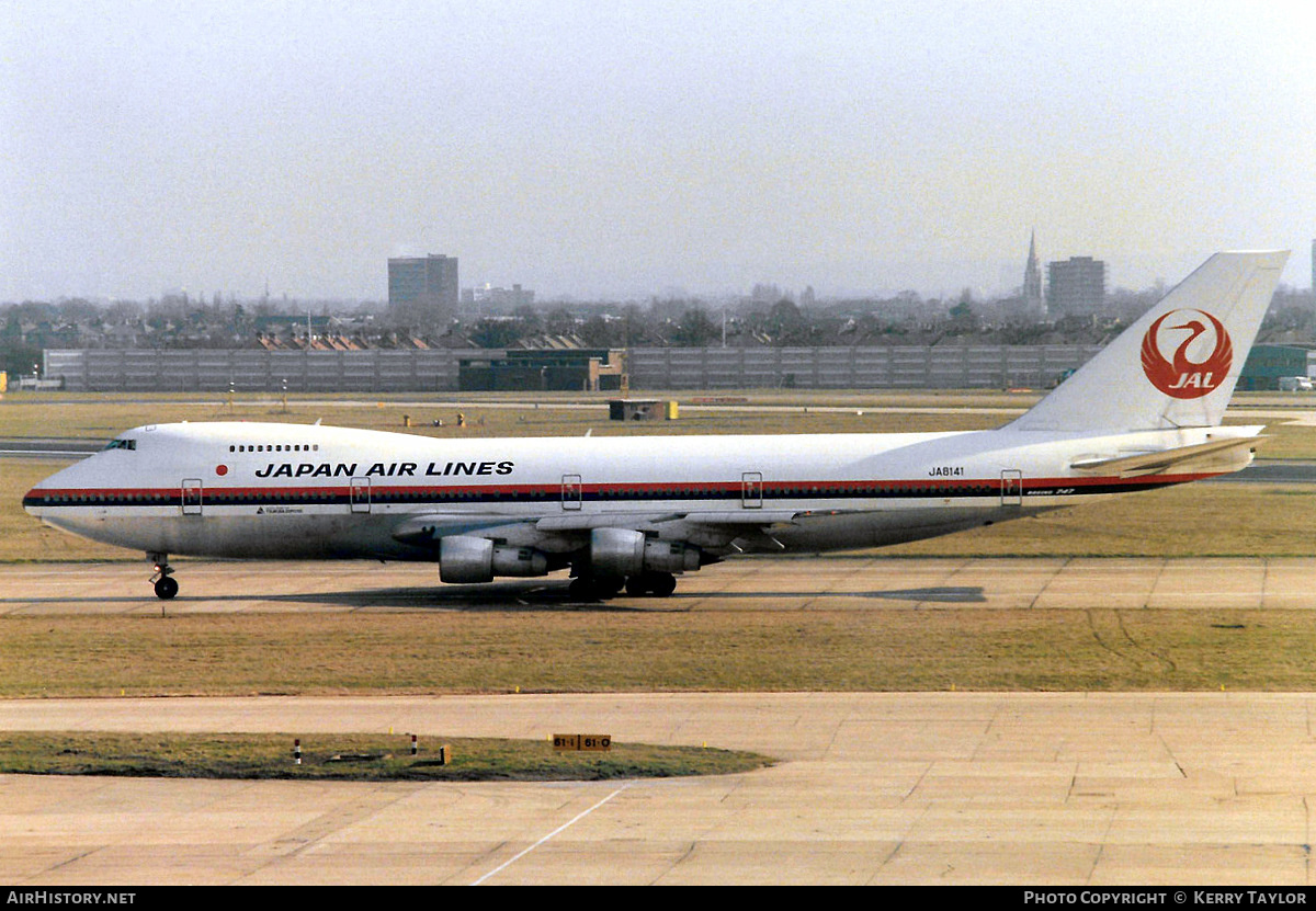 Aircraft Photo of JA8141 | Boeing 747-246B | Japan Air Lines - JAL | AirHistory.net #662652
