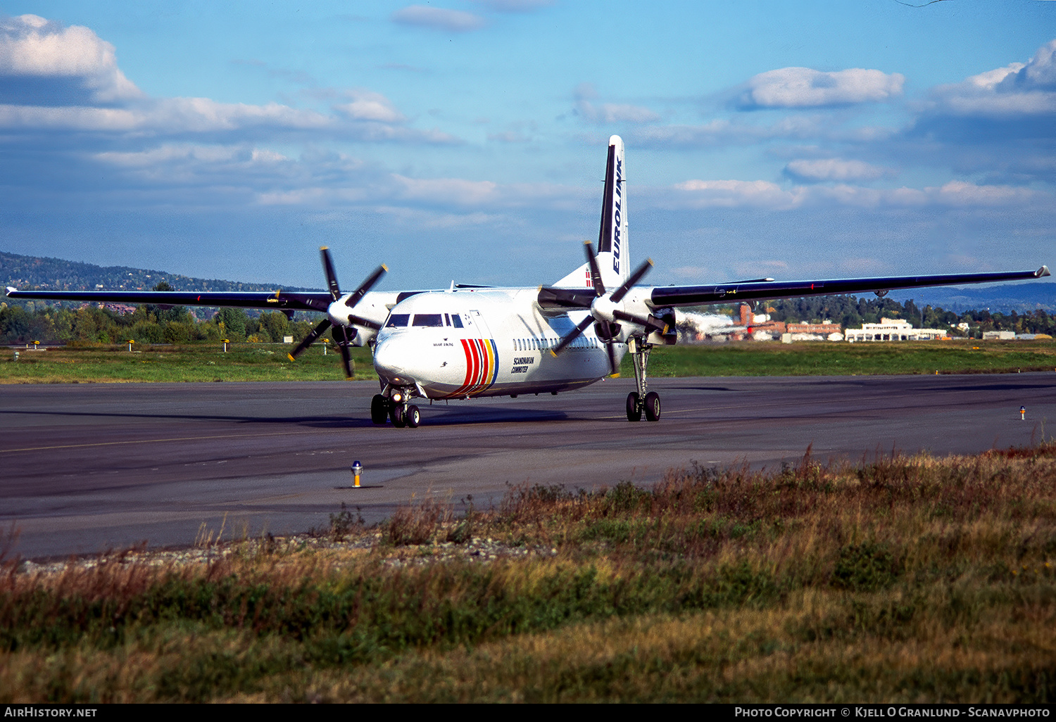 Aircraft Photo of SE-LFK | Fokker 50 | Scandinavian Commuter - Eurolink | AirHistory.net #662694
