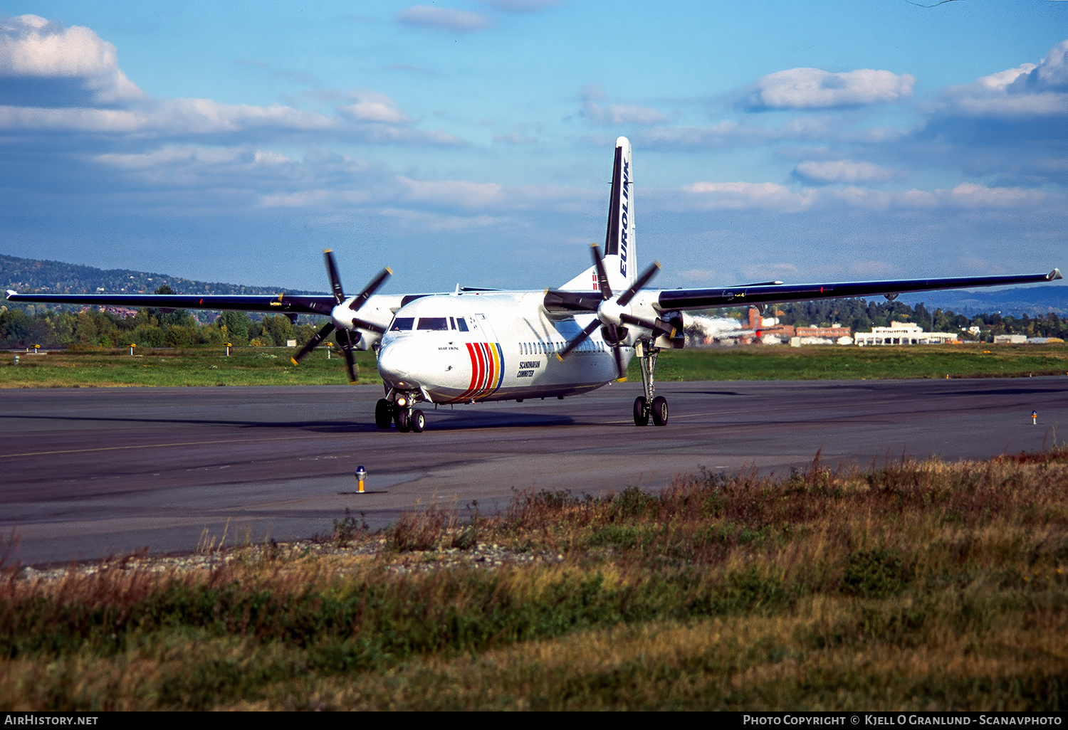 Aircraft Photo of SE-LFK | Fokker 50 | Scandinavian Commuter - Eurolink | AirHistory.net #662694