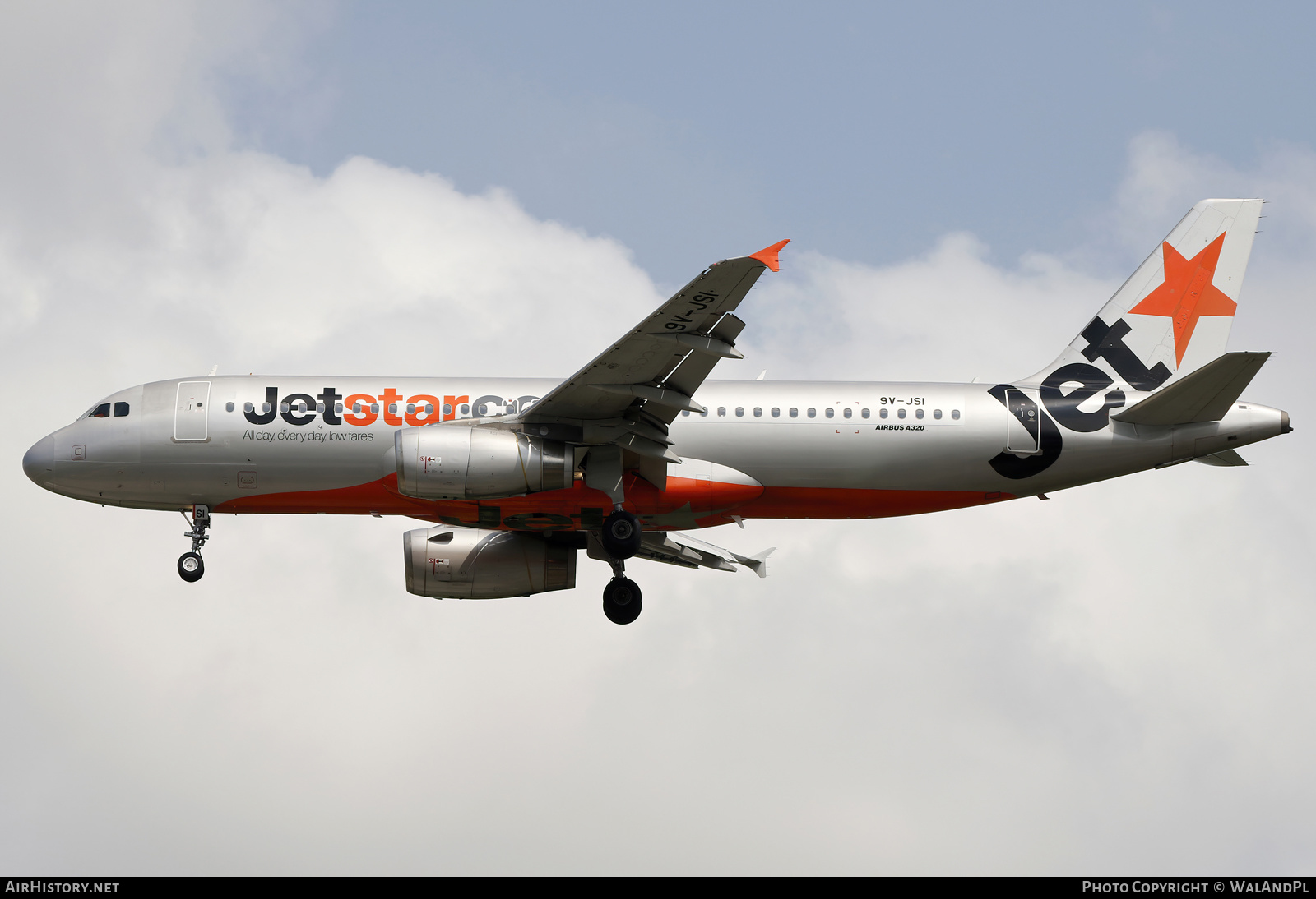 Aircraft Photo of 9V-JSI | Airbus A320-232 | Jetstar Airways | AirHistory.net #662734