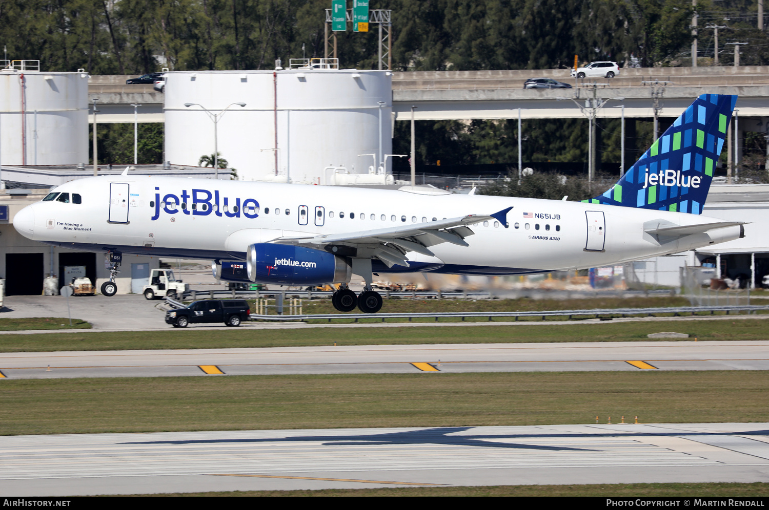 Aircraft Photo of N651JB | Airbus A320-232 | JetBlue Airways | AirHistory.net #662736