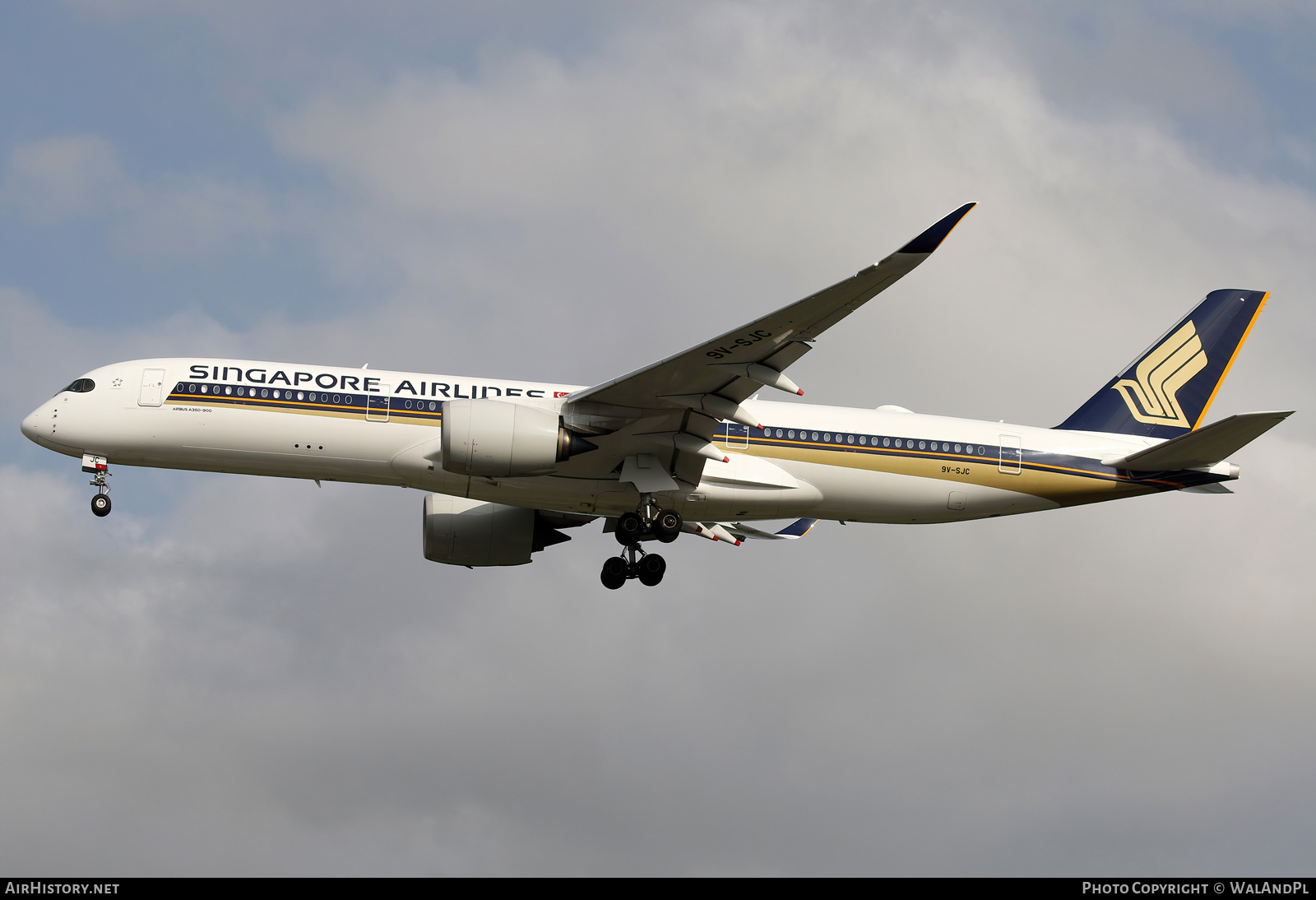 Aircraft Photo of 9V-SJC | Airbus A350-941 | Singapore Airlines | AirHistory.net #662745