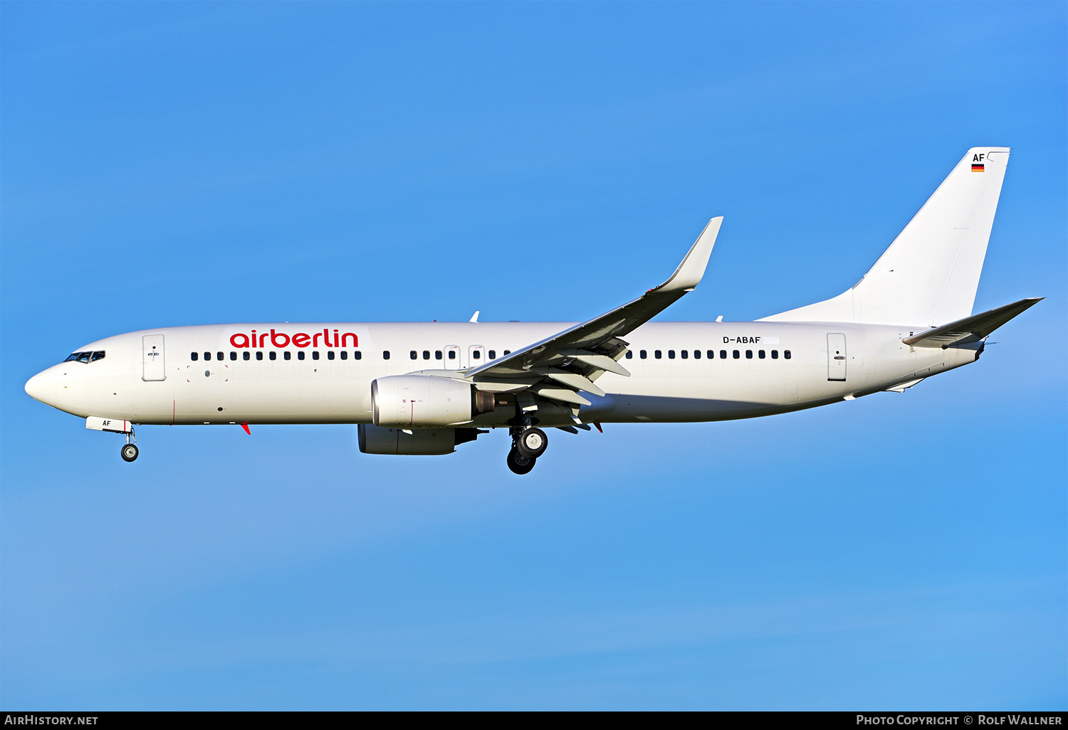 Aircraft Photo of D-ABAF | Boeing 737-86J | Air Berlin | AirHistory.net #662746