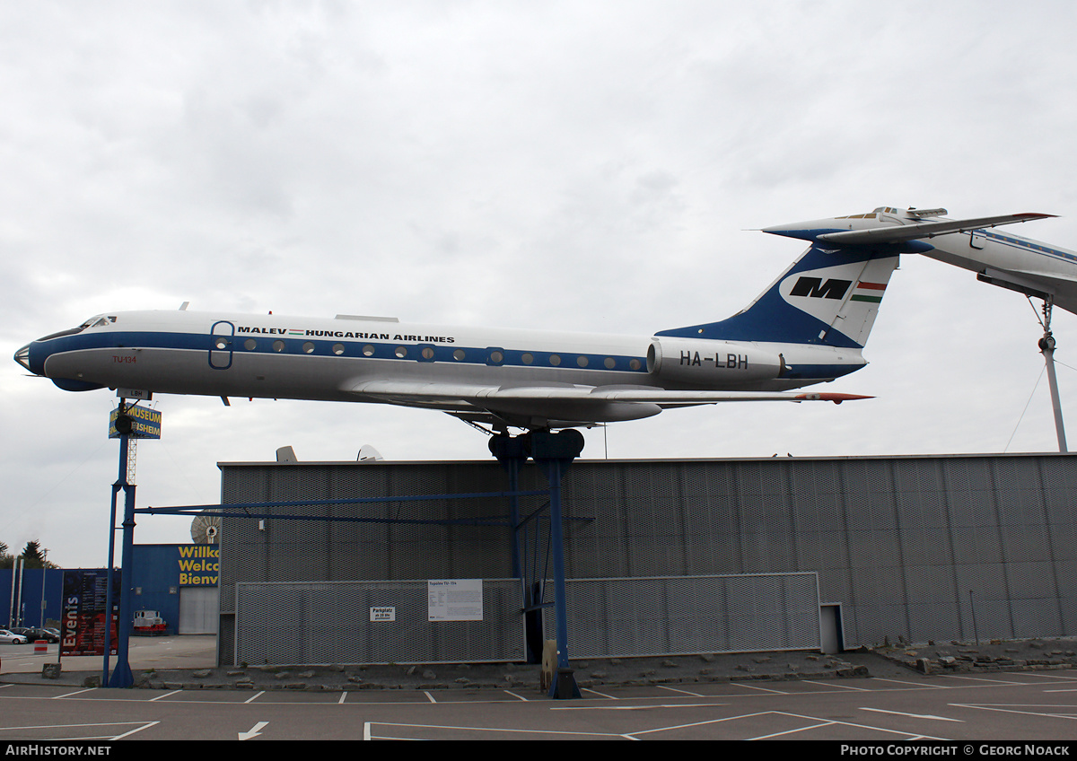 Aircraft Photo of HA-LBH | Tupolev Tu-134K | Malév - Hungarian Airlines | AirHistory.net #662757