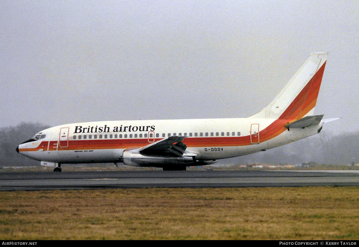 Aircraft Photo of G-DDDV | Boeing 737-2S3/Adv | British Airtours | AirHistory.net #662767