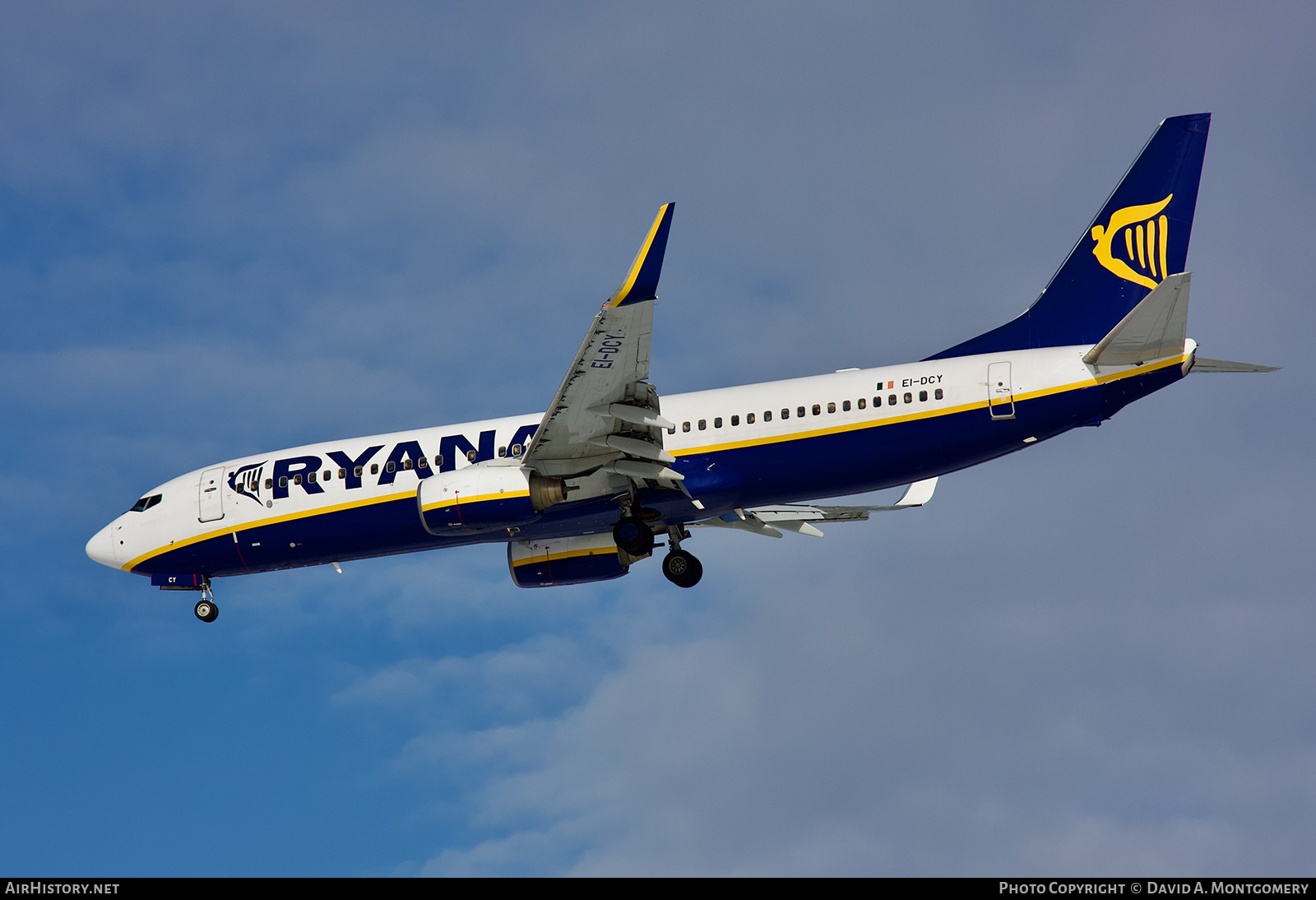 Aircraft Photo of EI-DCY | Boeing 737-8AS | Ryanair | AirHistory.net #662778