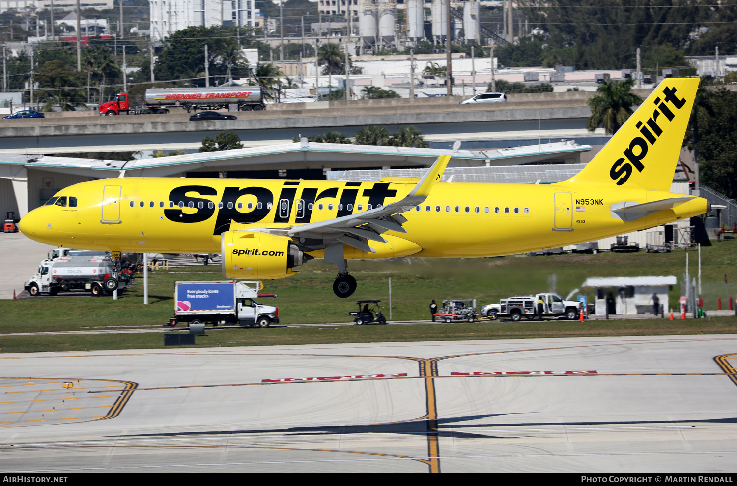 Aircraft Photo of N953NK | Airbus A320-271N | Spirit Airlines | AirHistory.net #662796