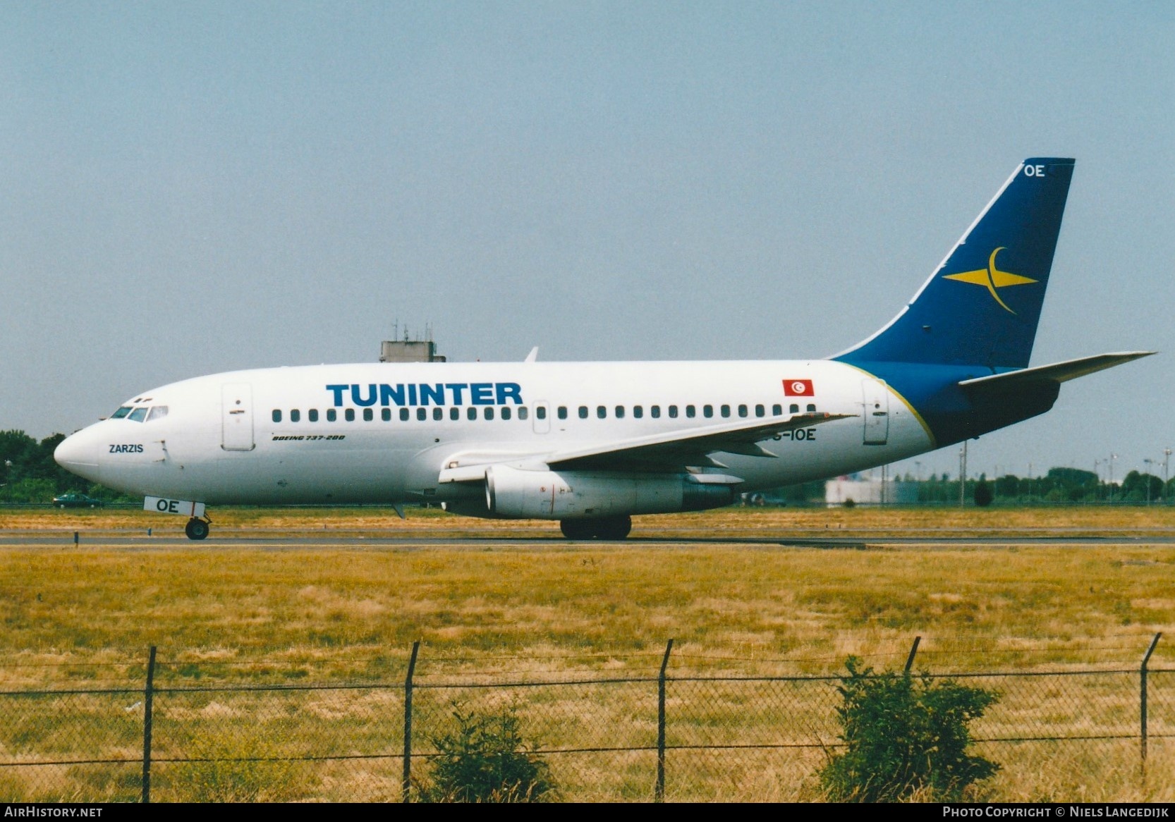 Aircraft Photo of TS-IOE | Boeing 737-2H3/Adv | Tuninter | AirHistory.net #662813