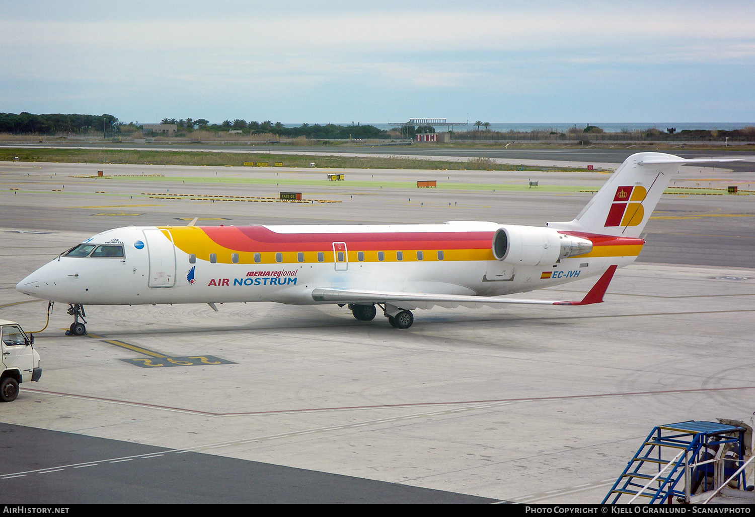 Aircraft Photo of EC-IVH | Bombardier CRJ-200ER (CL-600-2B19) | Iberia Regional | AirHistory.net #662819