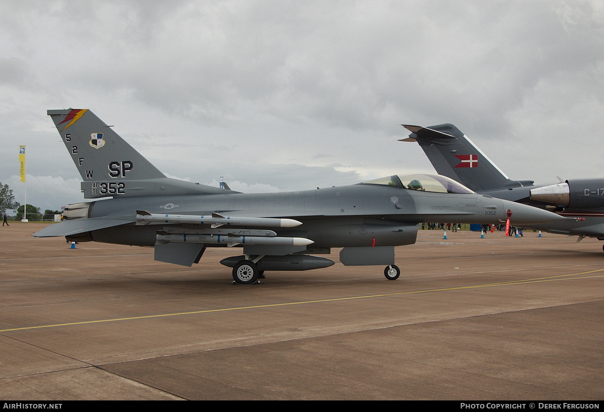 Aircraft Photo of 91-0352 / AF91-352 | Lockheed F-16CM Fighting Falcon | USA - Air Force | AirHistory.net #662823