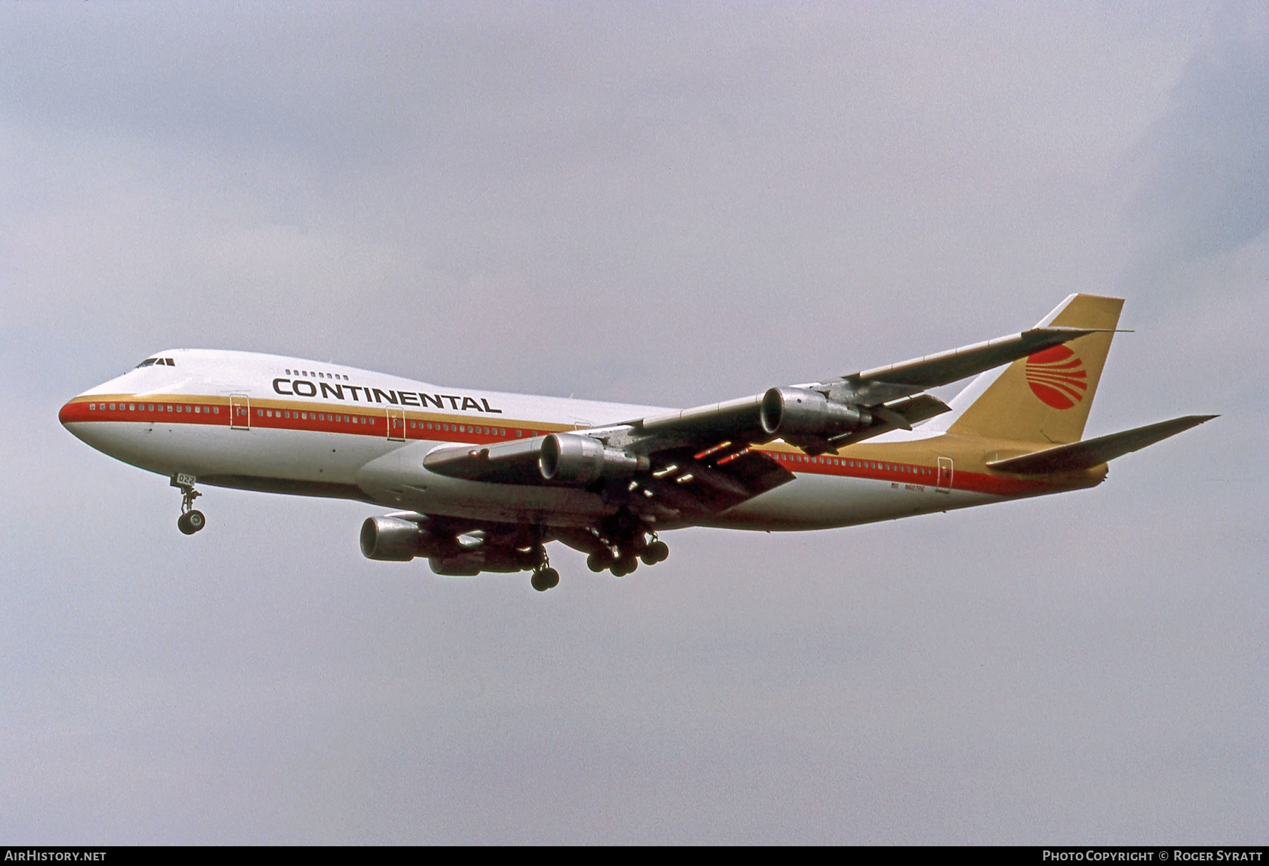 Aircraft Photo of N607PE | Boeing 747-238B | Continental Airlines | AirHistory.net #662826