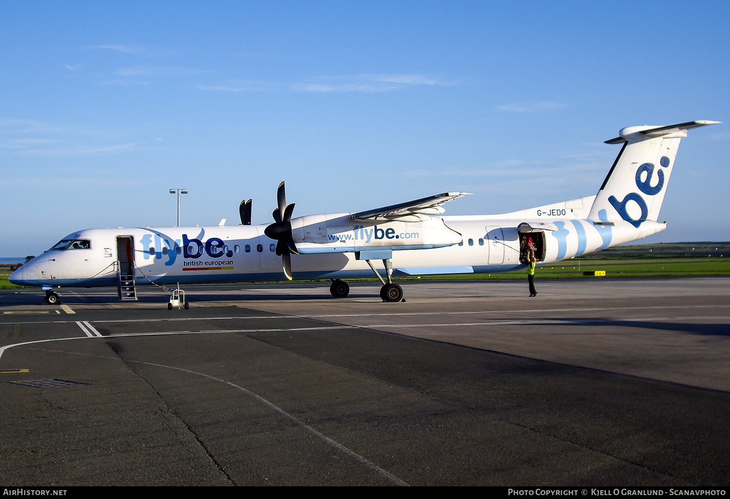 Aircraft Photo of G-JEDO | Bombardier DHC-8-402 Dash 8 | Flybe - British European | AirHistory.net #662827