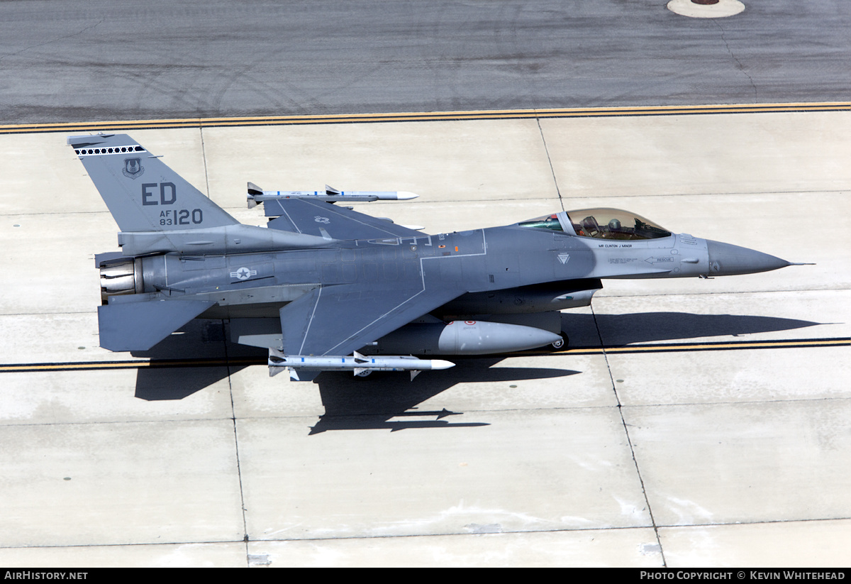 Aircraft Photo of 83-1120 / AF83-120 | General Dynamics F-16ES Fighting Falcon | USA - Air Force | AirHistory.net #662831