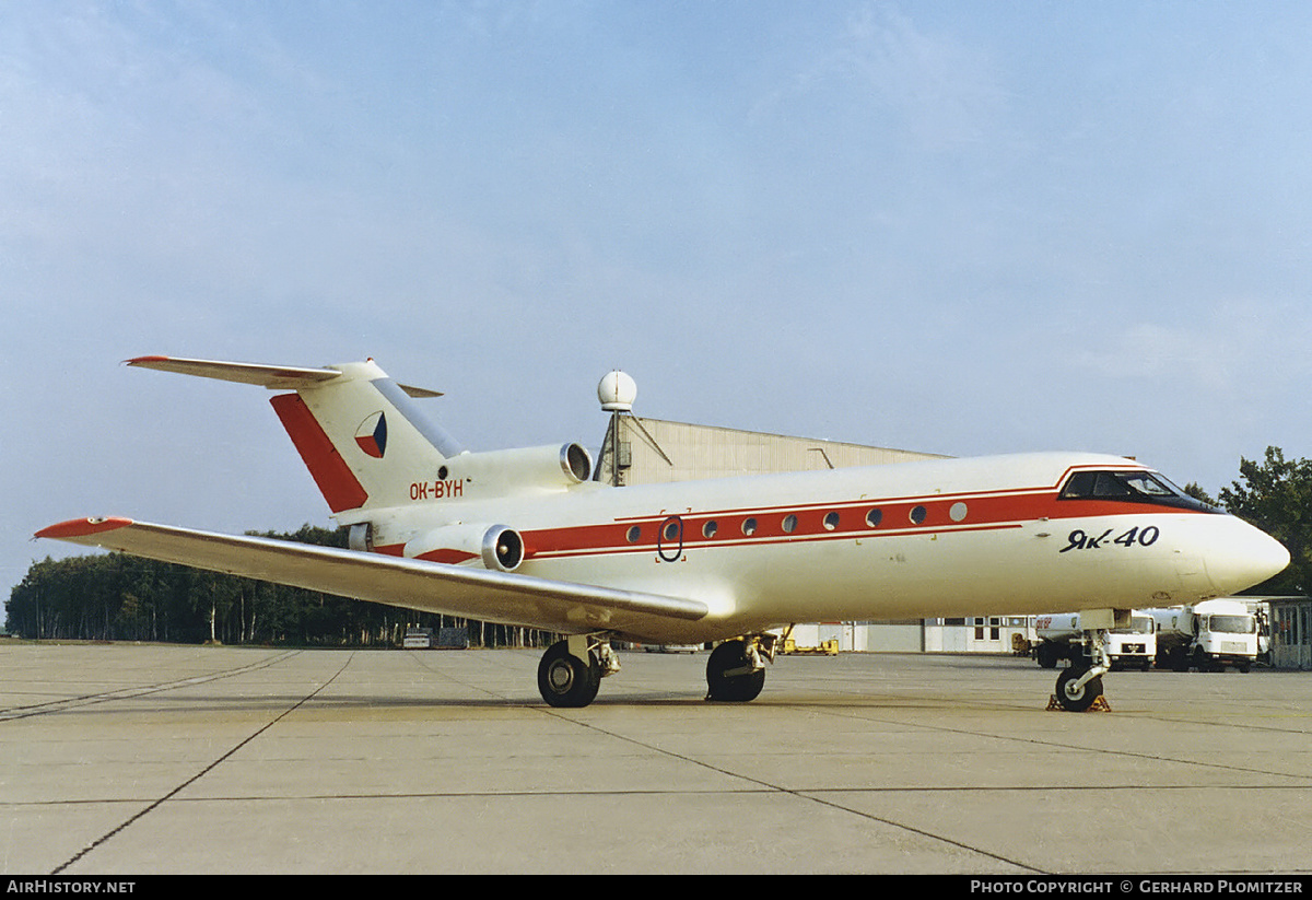 Aircraft Photo of OK-BYH | Yakovlev Yak-40 | Czechoslovakia - Air Force | AirHistory.net #662846