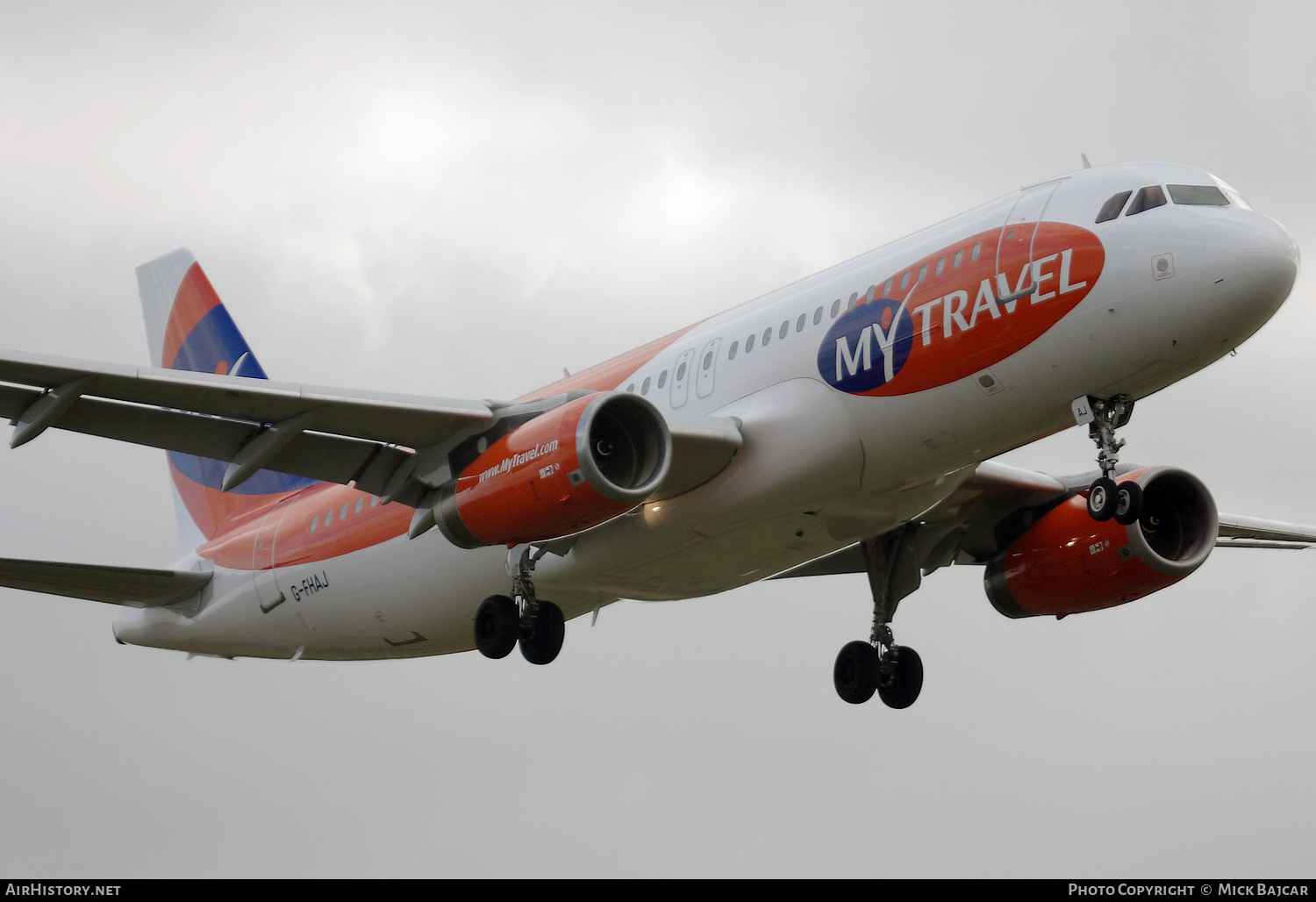 Aircraft Photo of G-FHAJ | Airbus A320-231 | MyTravel Airways | AirHistory.net #662869