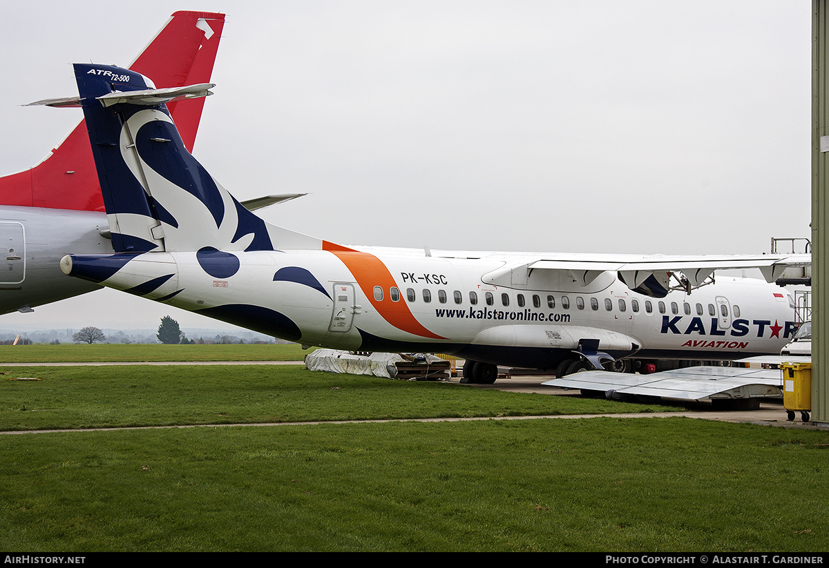 Aircraft Photo of PK-KSC | ATR ATR-72-500 (ATR-72-212A) | KalStar Aviation | AirHistory.net #662872