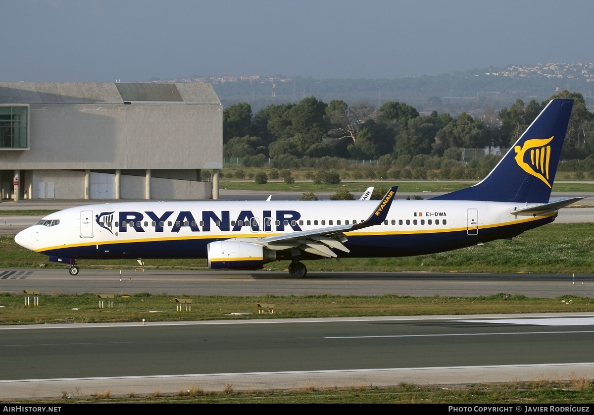 Aircraft Photo of EI-DWA | Boeing 737-8AS | Ryanair | AirHistory.net #662890