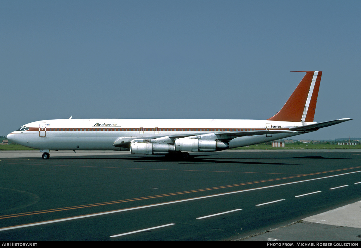 Aircraft Photo of OM-UFB | Boeing 707-321B | Slovtrans Air | AirHistory.net #662909