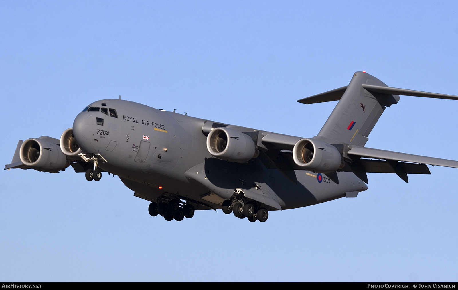 Aircraft Photo of ZZ174 | Boeing C-17A Globemaster III | UK - Air Force | AirHistory.net #662912