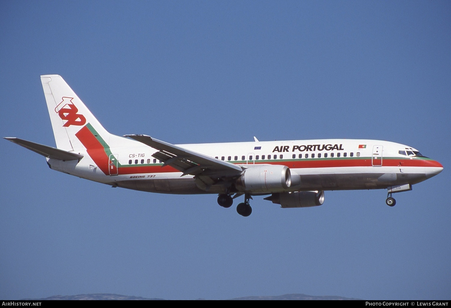 Aircraft Photo of CS-TIG | Boeing 737-3K9 | TAP Air Portugal | AirHistory.net #662934
