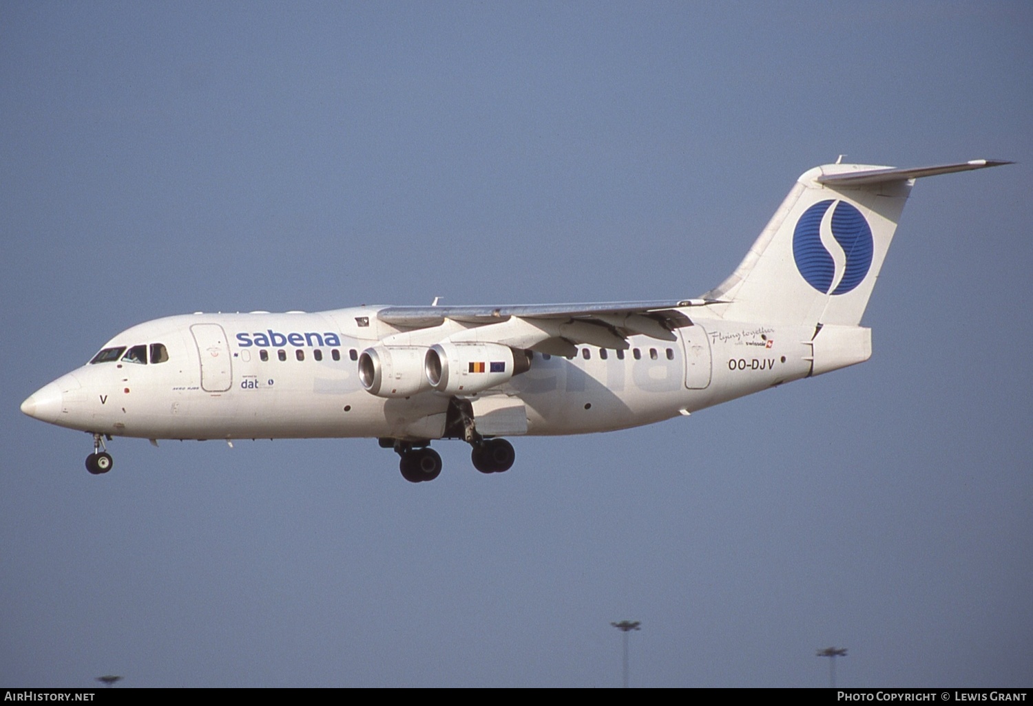 Aircraft Photo of OO-DJV | British Aerospace Avro 146-RJ85 | Sabena | AirHistory.net #662945