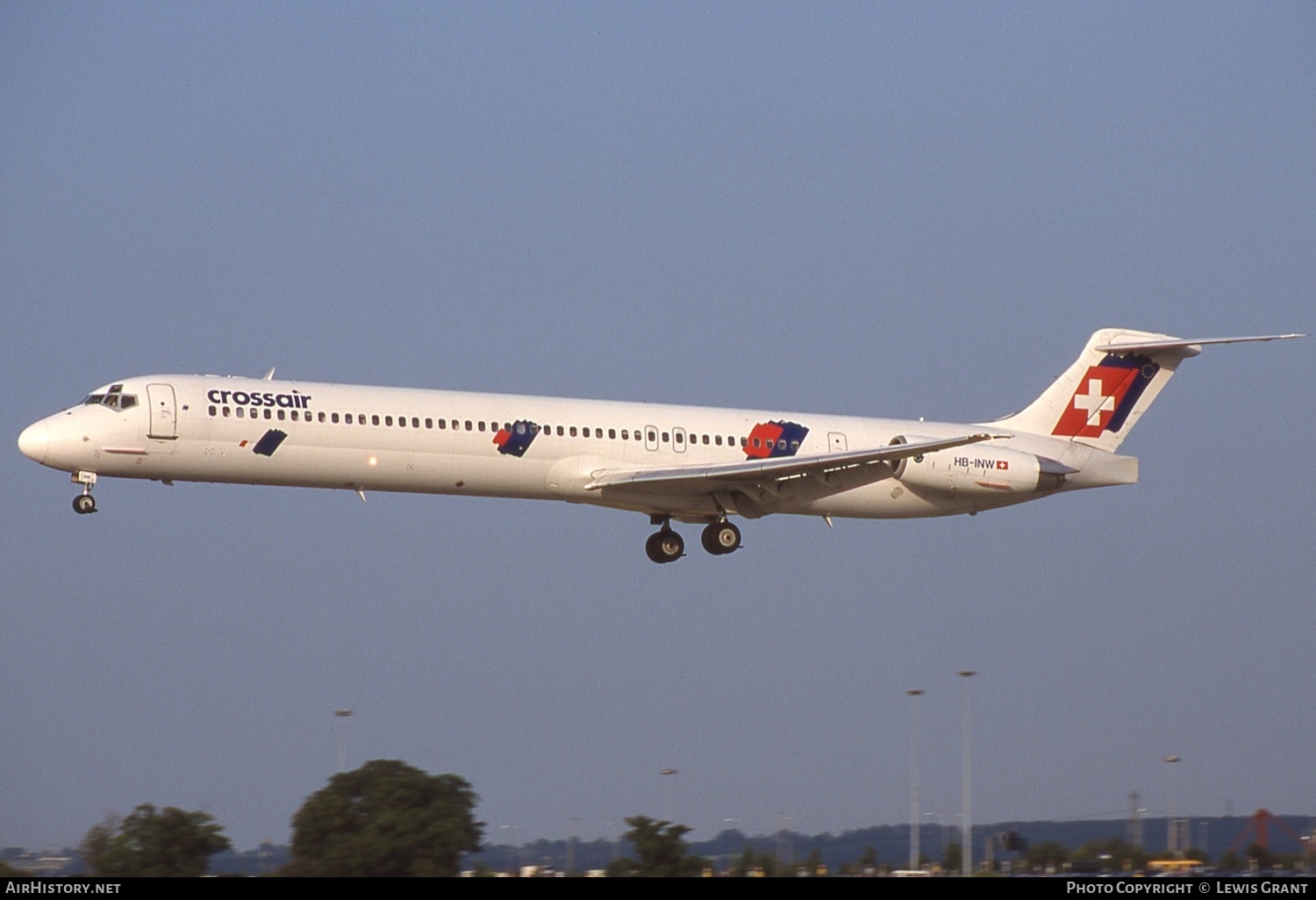 Aircraft Photo of HB-INW | McDonnell Douglas MD-82 (DC-9-82) | Crossair | AirHistory.net #662946