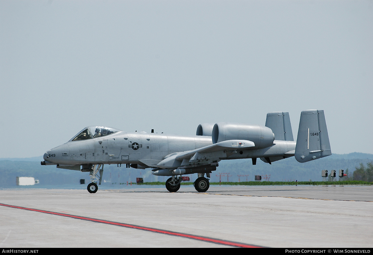 Aircraft Photo of 78-0649 | Fairchild A-10C Thunderbolt II | USA - Air Force | AirHistory.net #662954