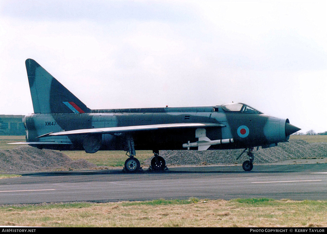 Aircraft Photo of XM147 | English Electric Lightning F1 | UK - Air Force | AirHistory.net #662968