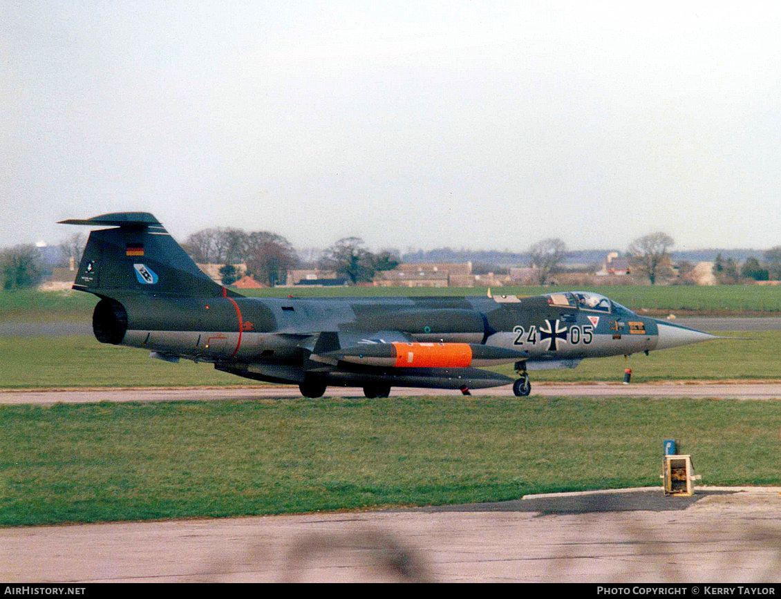 Aircraft Photo of 2405 | Lockheed RF-104G Starfighter | Germany - Air Force | AirHistory.net #662969