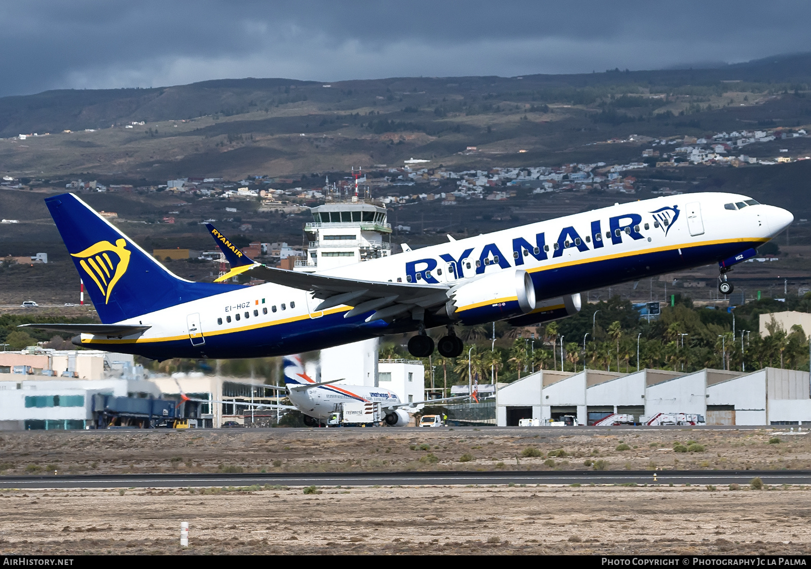 Aircraft Photo of EI-HGZ | Boeing 737-8200 Max 200 | Ryanair | AirHistory.net #662977