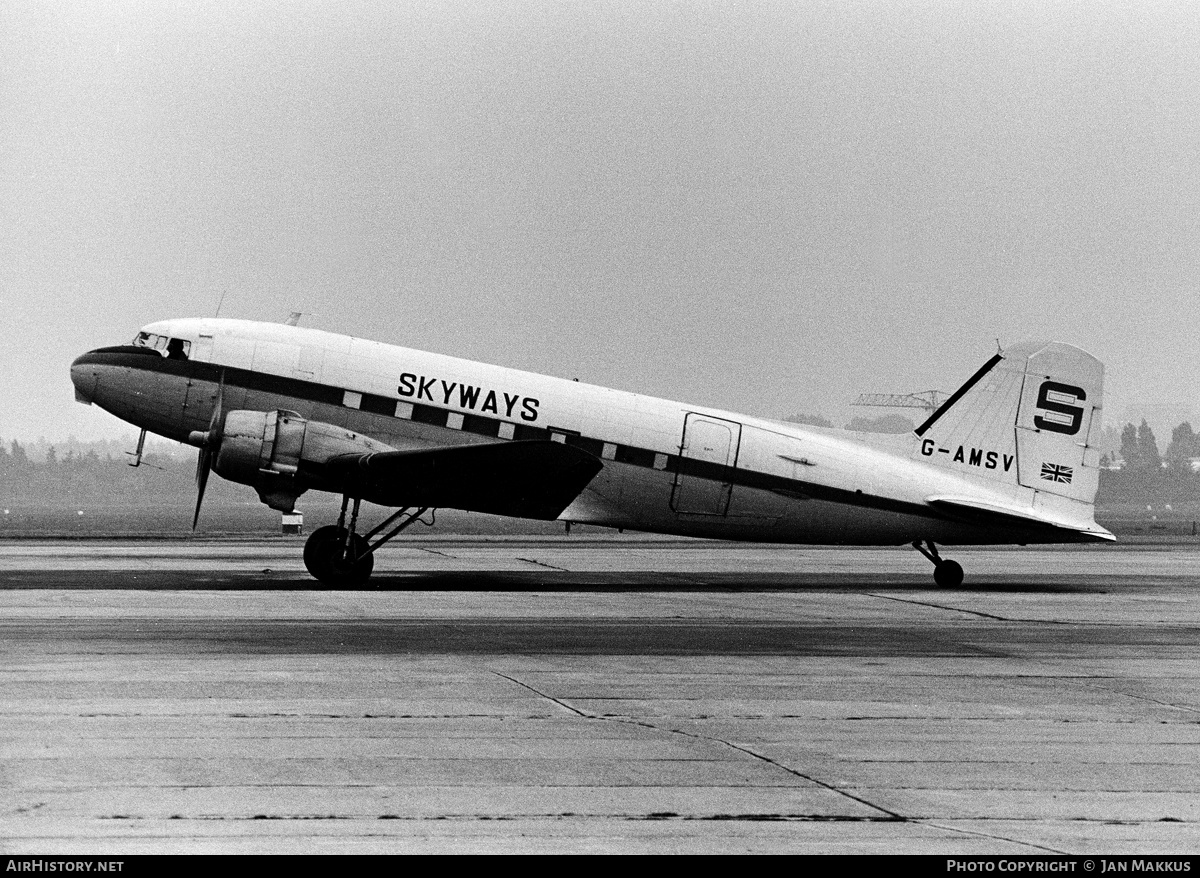 Aircraft Photo of G-AMSV | Douglas C-47B Skytrain | Skyways Air Cargo | AirHistory.net #662980