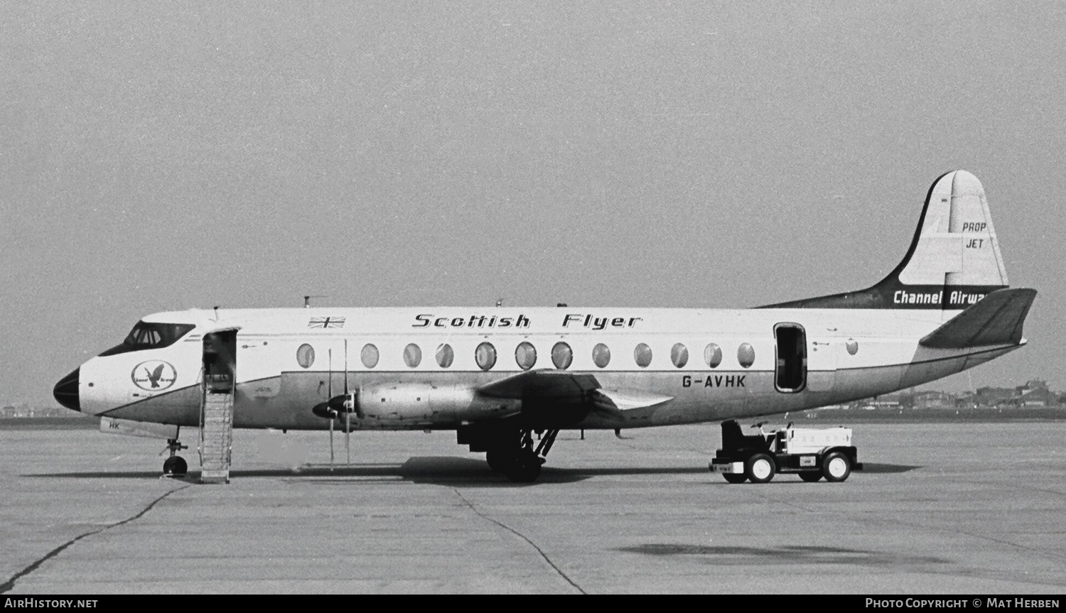 Aircraft Photo of G-AVHK | Vickers 812 Viscount | Channel Airways | AirHistory.net #662986