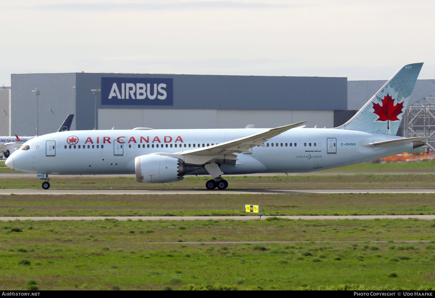 Aircraft Photo of C-GHQQ | Boeing 787-8 Dreamliner | Air Canada | AirHistory.net #662996