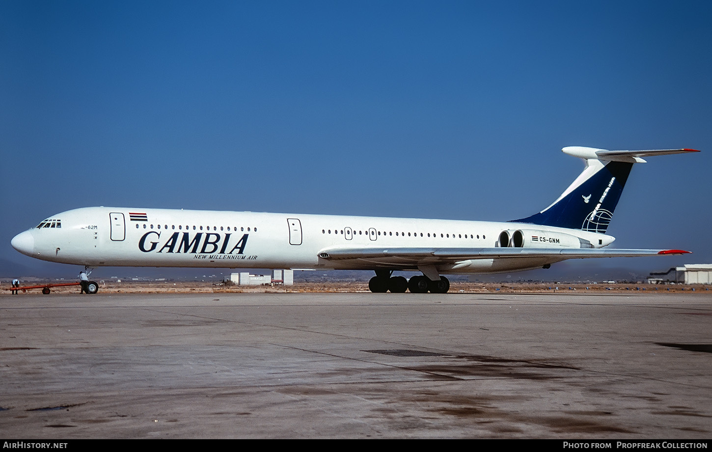 Aircraft Photo of C5-GNM | Ilyushin Il-62M | Gambia New Millennium Air | AirHistory.net #663026