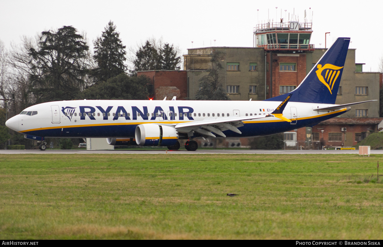 Aircraft Photo of EI-IJH | Boeing 737-8200 Max 200 | Ryanair | AirHistory.net #663042