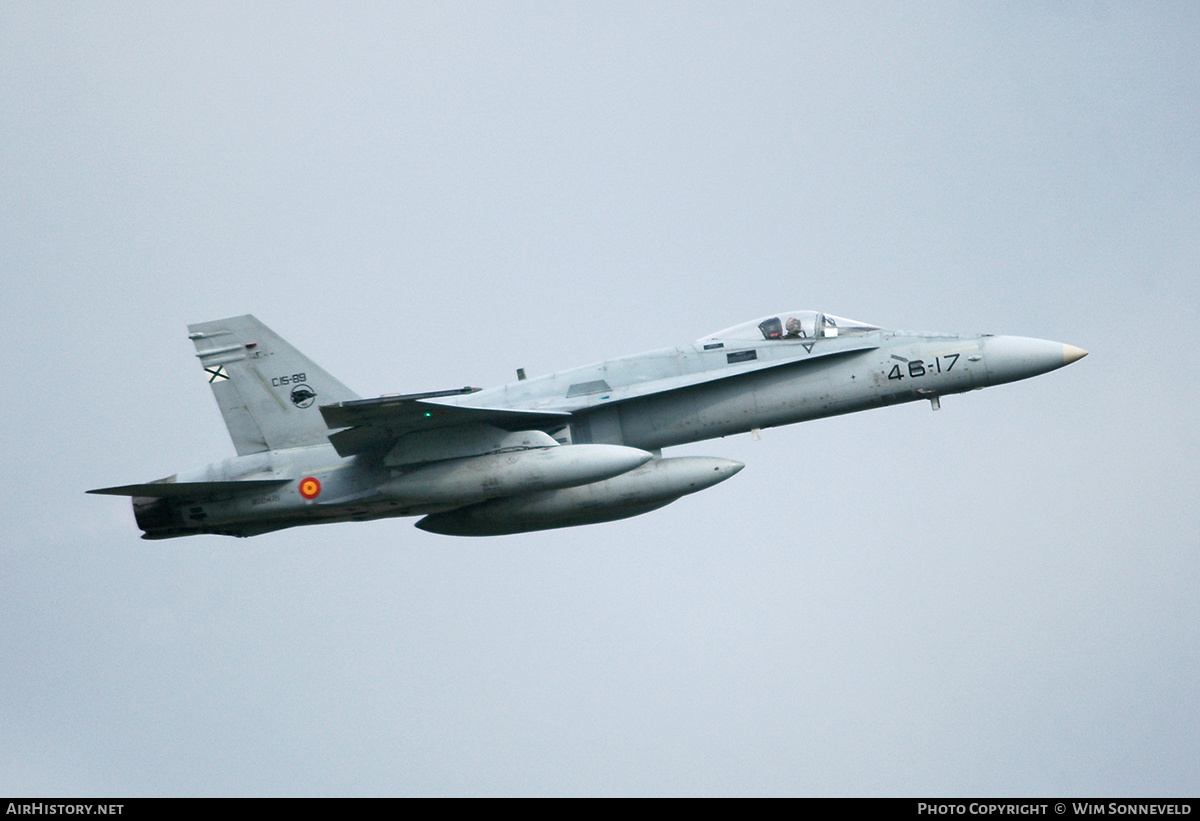 Aircraft Photo of C.15-89 | McDonnell Douglas F/A-18A+ Hornet | Spain - Air Force | AirHistory.net #663060