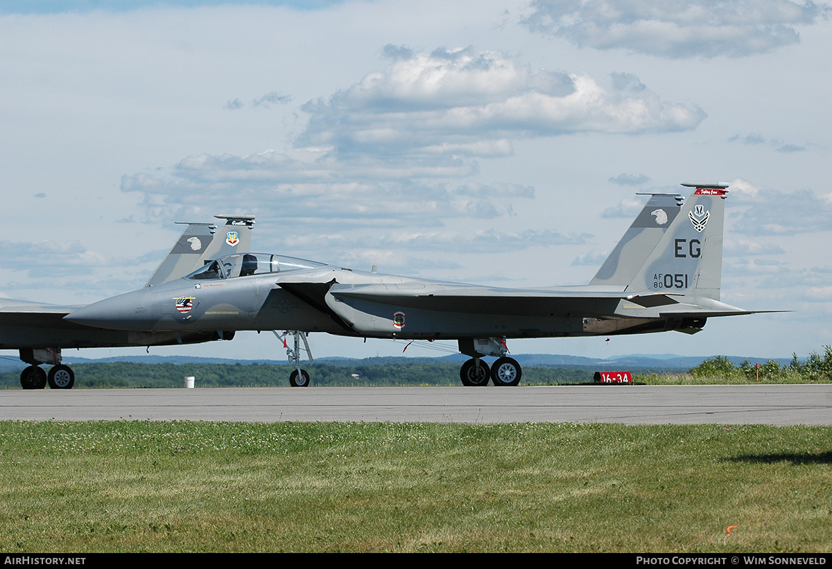 Aircraft Photo of 80-0051 | McDonnell Douglas F-15C Eagle | USA - Air Force | AirHistory.net #663068