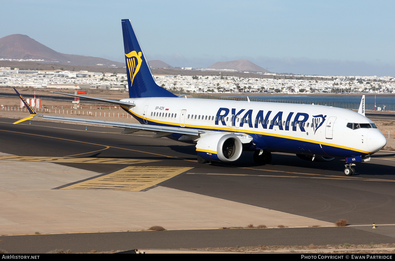 Aircraft Photo of SP-RZK | Boeing 737-8200 Max 200 | Ryanair | AirHistory.net #663105
