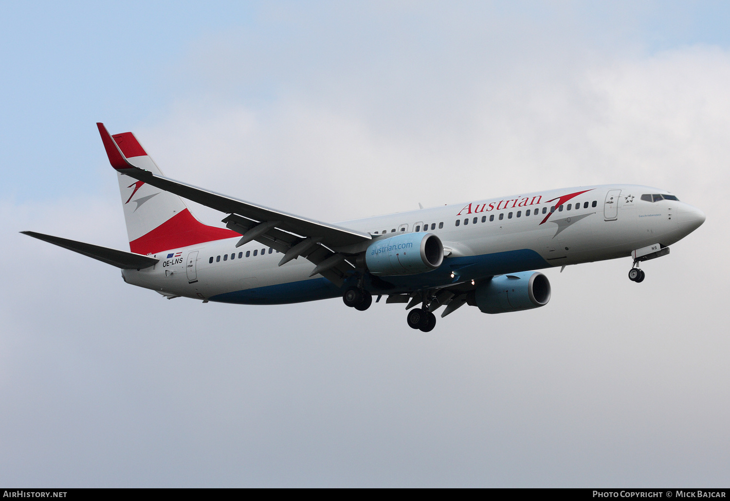 Aircraft Photo of OE-LNS | Boeing 737-8Z9 | Austrian Airlines | AirHistory.net #663129