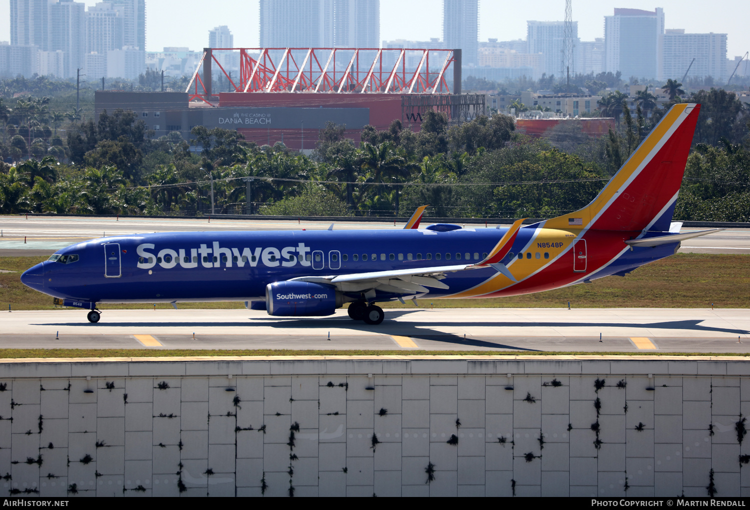 Aircraft Photo of N8548P | Boeing 737-800 | Southwest Airlines | AirHistory.net #663164