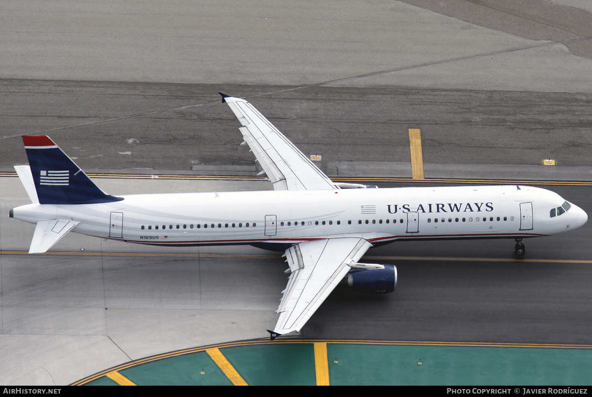 Aircraft Photo of N165US | Airbus A321-211 | US Airways | AirHistory.net #663167