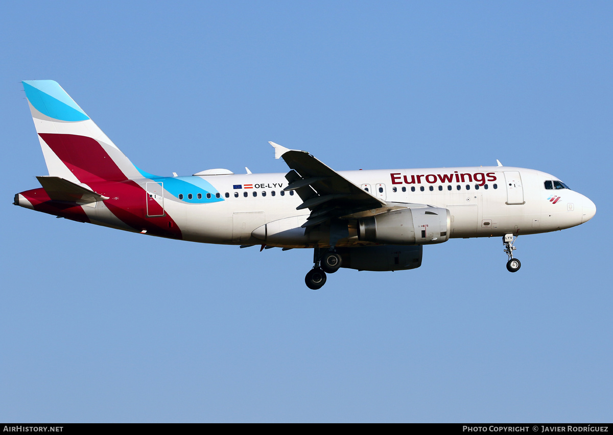 Aircraft Photo of OE-LYV | Airbus A319-132 | Eurowings | AirHistory.net #663169