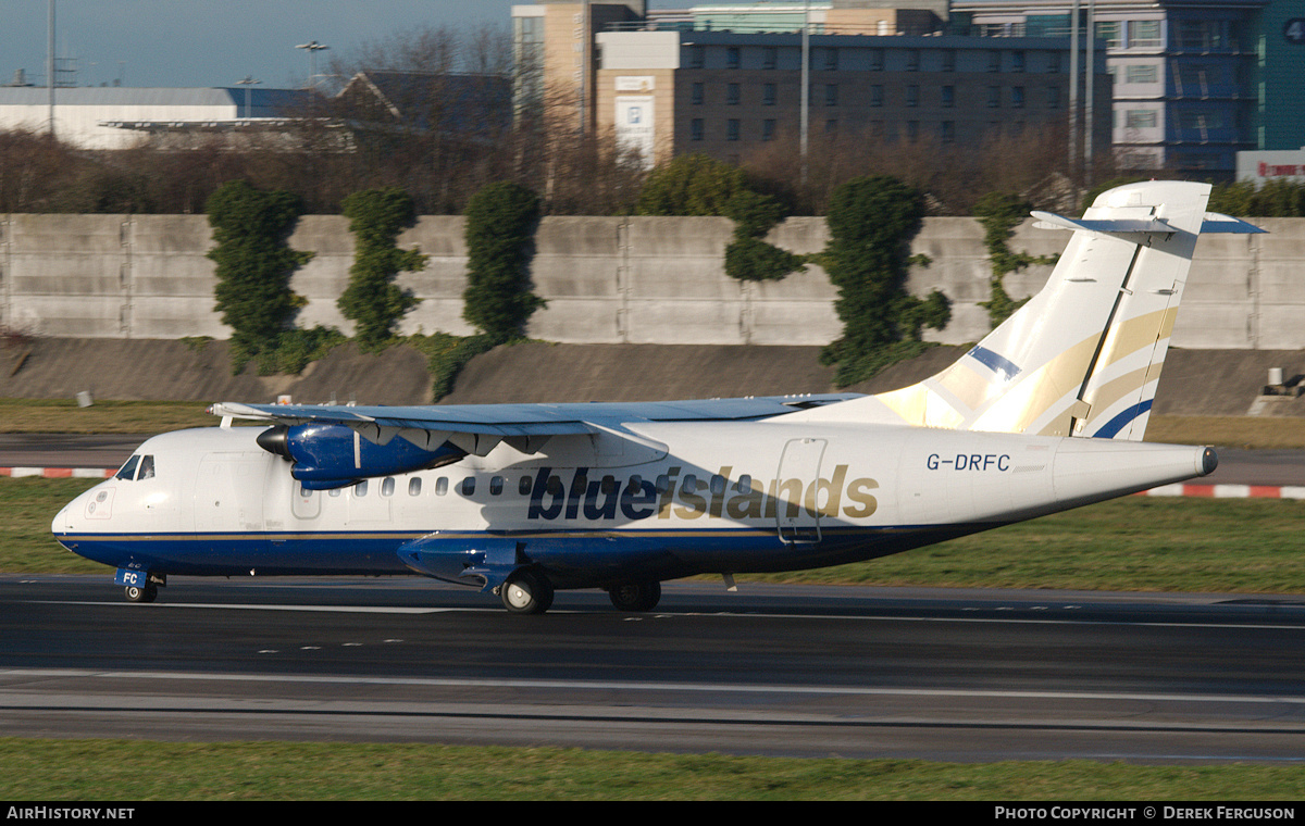 Aircraft Photo of G-DRFC | ATR ATR-42-300 | Blue Islands | AirHistory.net #663221