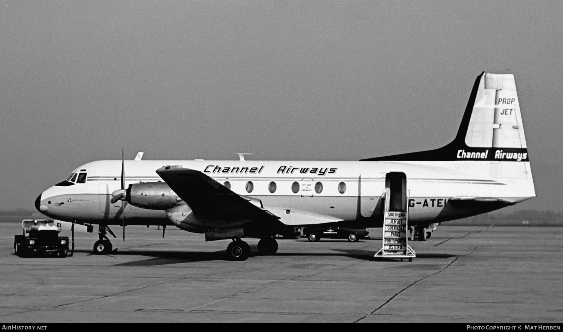 Aircraft Photo of G-ATEI | Hawker Siddeley HS-748 Srs2/222 | Channel Airways | AirHistory.net #663236