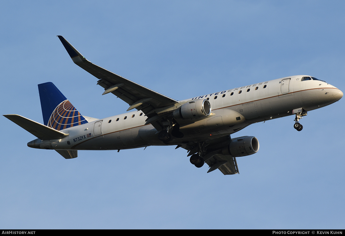 Aircraft Photo of N732YX | Embraer ERJ-175SC (ERJ-170-200SC) | United Express | AirHistory.net #663244